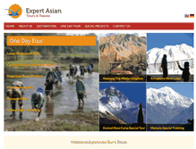 Tablet Screenshot of nepalreisentrek.com